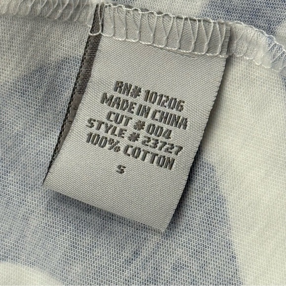 Soft Surroundings Women’s Mykonos Tank Blue White Sleeveless Top Small Cotton - Picture 12 of 12